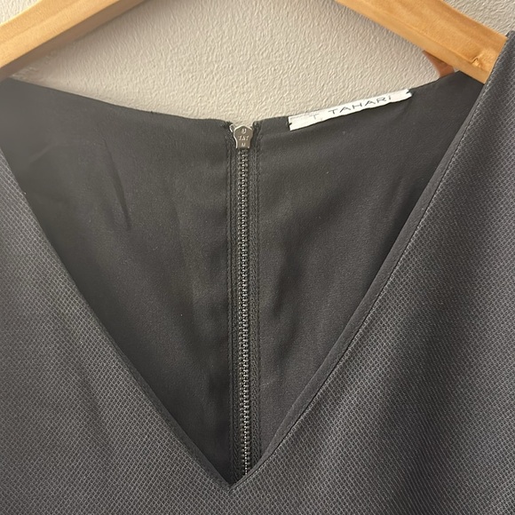 T Tahari Dress- Size 10, Black and Gray - Picture 2 of 9